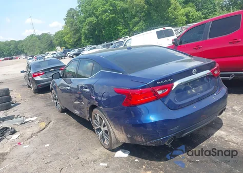 2017 Nissan Maxima 3.5 S z USA, uszkodzony, nr VIN 1N4AA6AP9HC451797